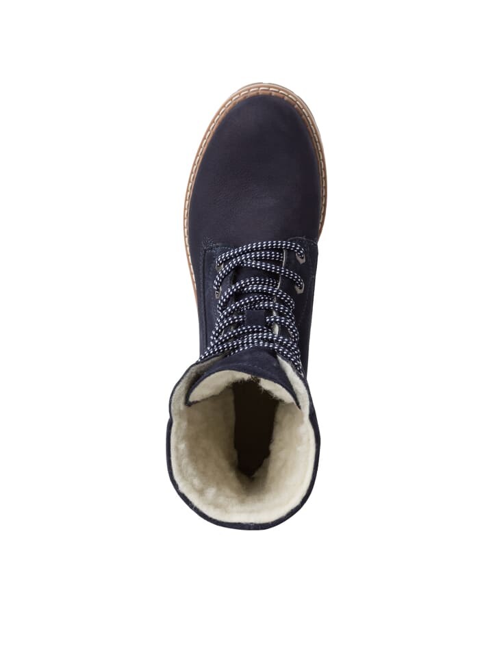 Ботильоны Tamaris Stiefelette Schnürstiefelette, синий — фото 4