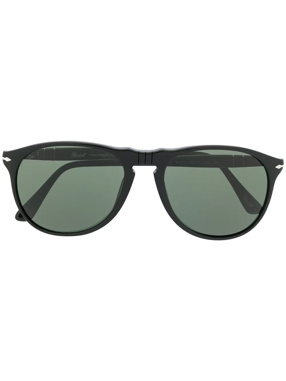 

Солнцезащитные очки в круглой оправе Persol, черный