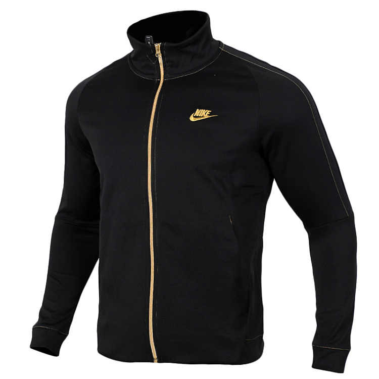 

Nike Куртка мужская черная золотая, Black Gold