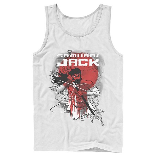 

Футболка Men's Cartoon Network Samurai Jack Wounded Warrior Fights Again Licensed Character