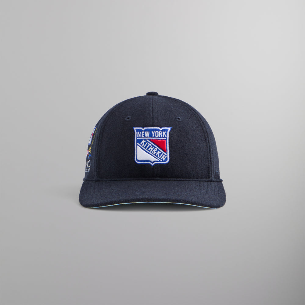 

Бейсболка Kith & '47 for the New York Rangers Franchise LS Cap, черный