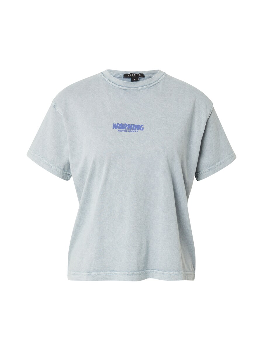 

Рубашка Kaotiko WARNING, цвет Royal blue/Cyan blue/Dusty blue