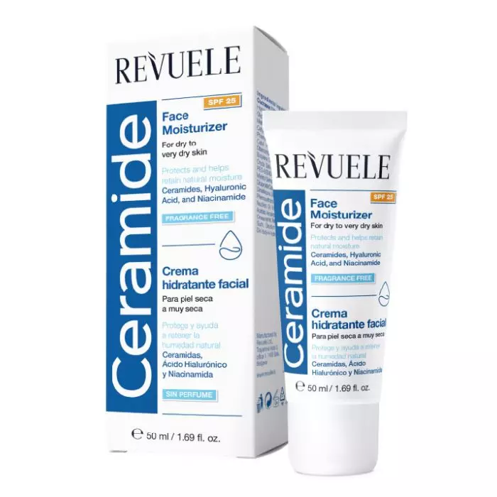 

Солнцезащитный крем crema facial con ceramidas spf25 Revuele, объем 50 мл