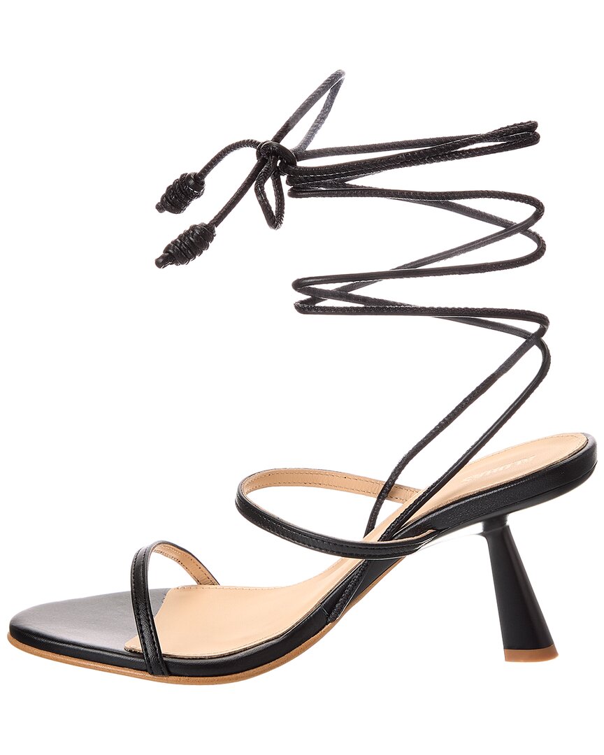 ALOHAS Kendra Leather Sandal, черный — фото 2