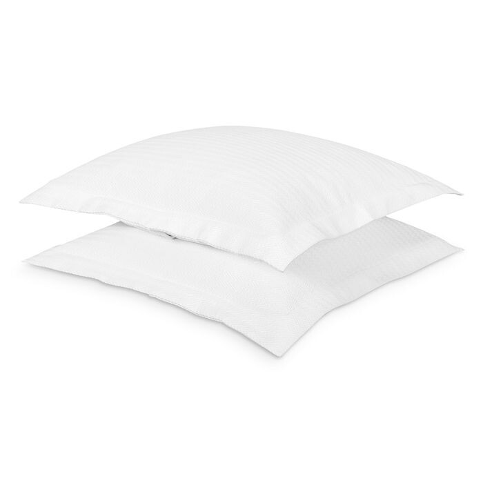

Подушка Frette Waves Euro Sham, Set of 2, белый