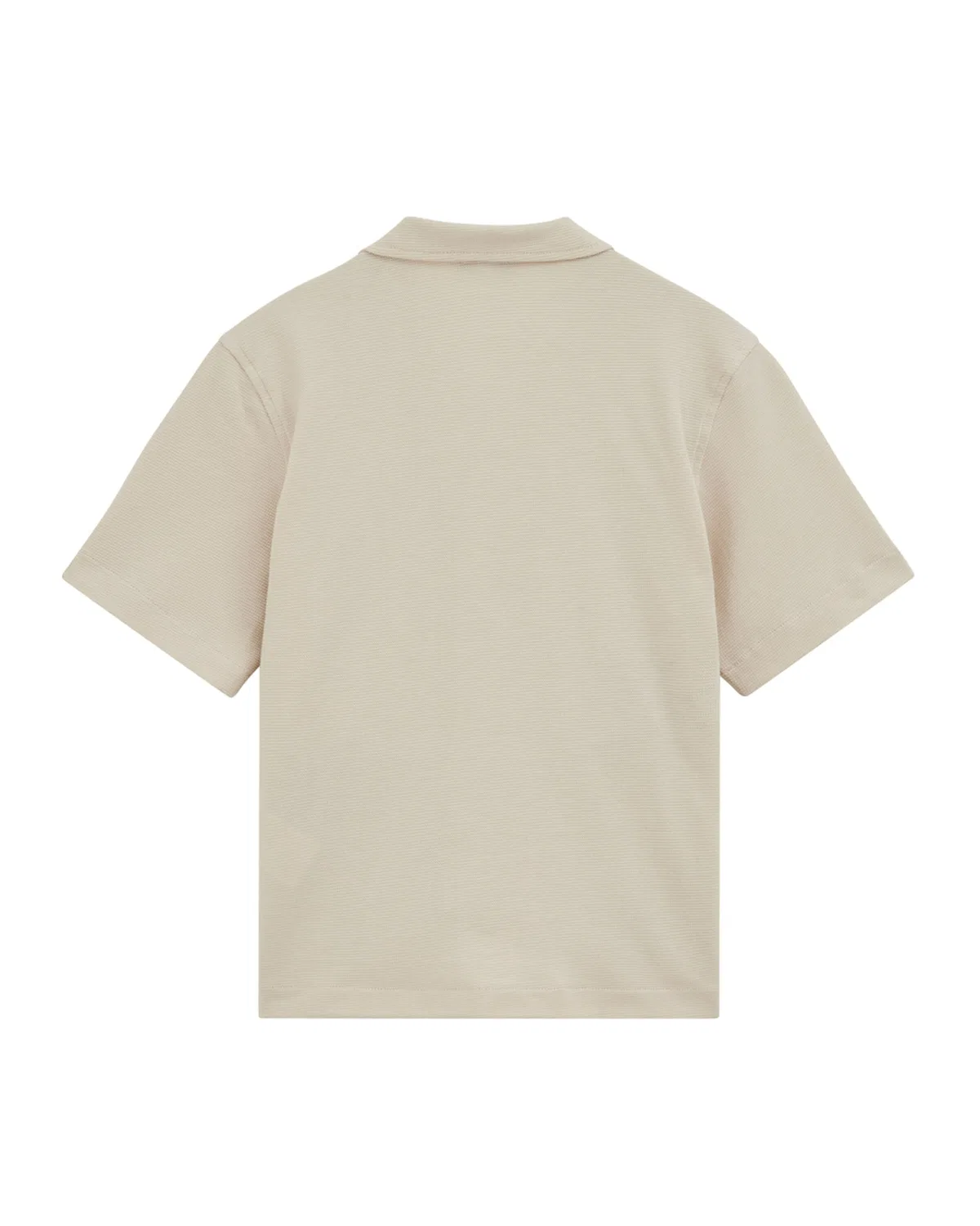 Рубашка We Fashion Regular fit Button Up Shirt Jongens бежевого цвета — фото 2