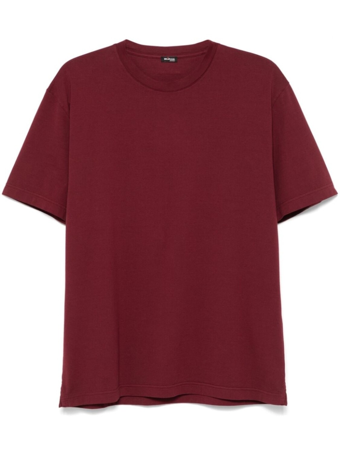 

Футболка с вышитым логотипом Kiton, красный