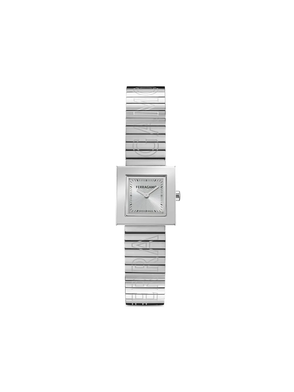 

Наручные часы Ronda 20 мм Ferragamo, серебяный