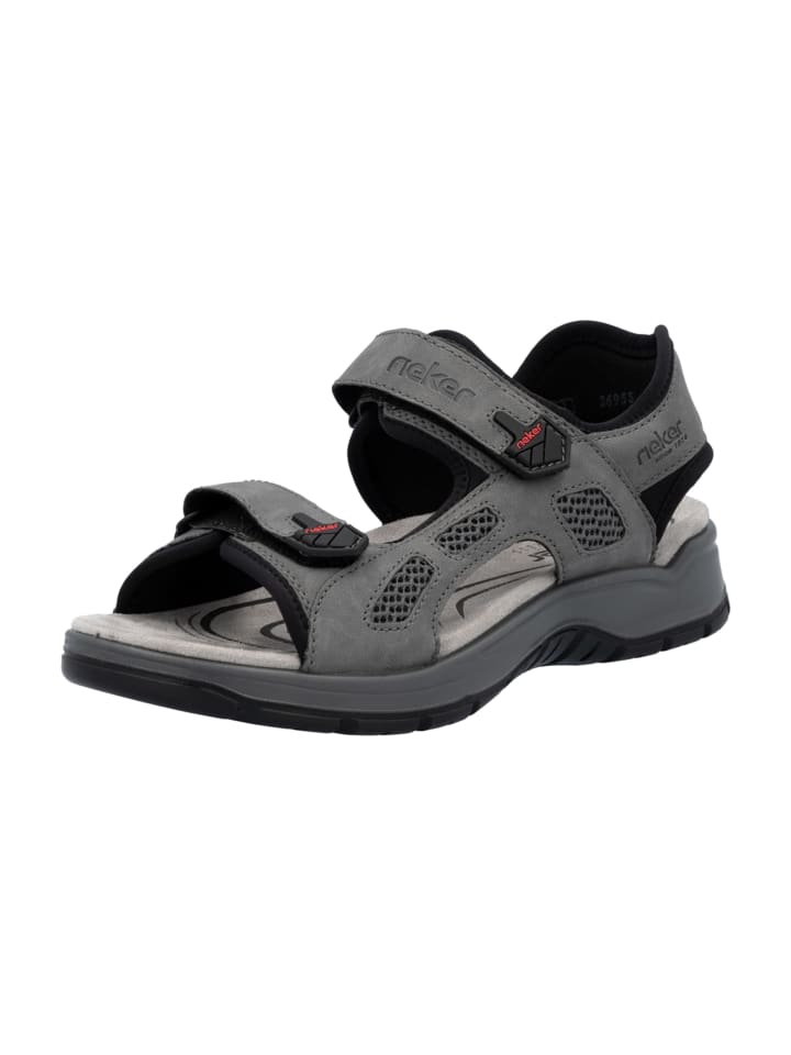 

Rieker Трекинговые сандалии серого цвета