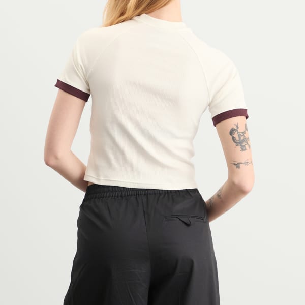 Спортивный облегающий топ Nike, Sail & Burgundy Crush — фото 3