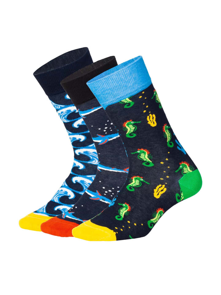 

Носки DillySocks Water World, цвет dunkelblau, türkis, rot, weiß, gelb, grün