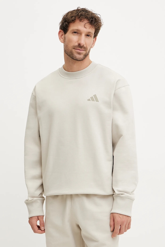 

Хлопковая толстовка x Mercedes Adidas, бежевый