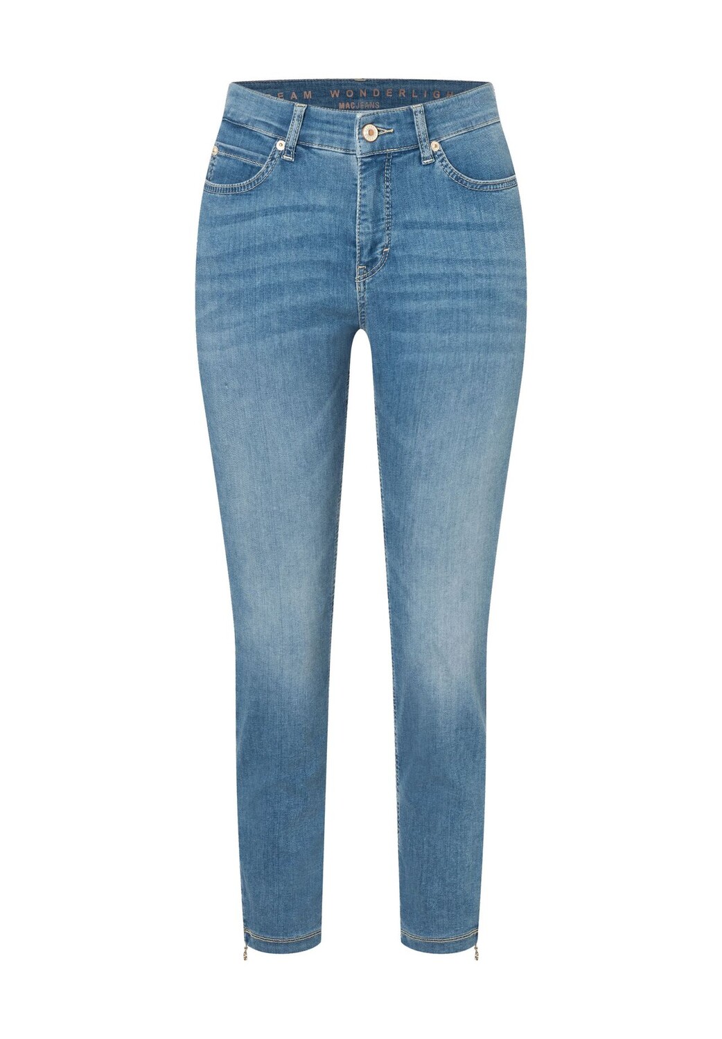 

Брюки джинсовые, длина 7/8, стираные, женские MAC, цвет Simple Blue