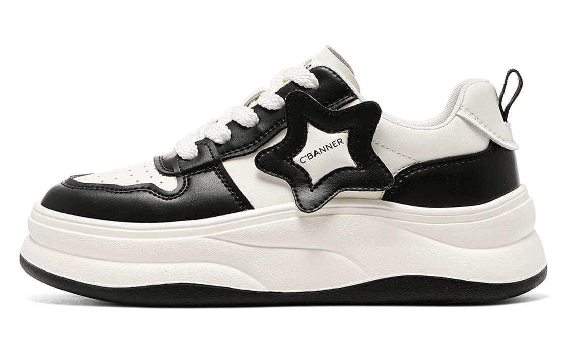 

Кроссовки CВ°BANNER Skateboard Shoes Women's Low-Top Black, Черный, Кроссовки CВ°BANNER Skateboard Shoes Women's Low-Top Black