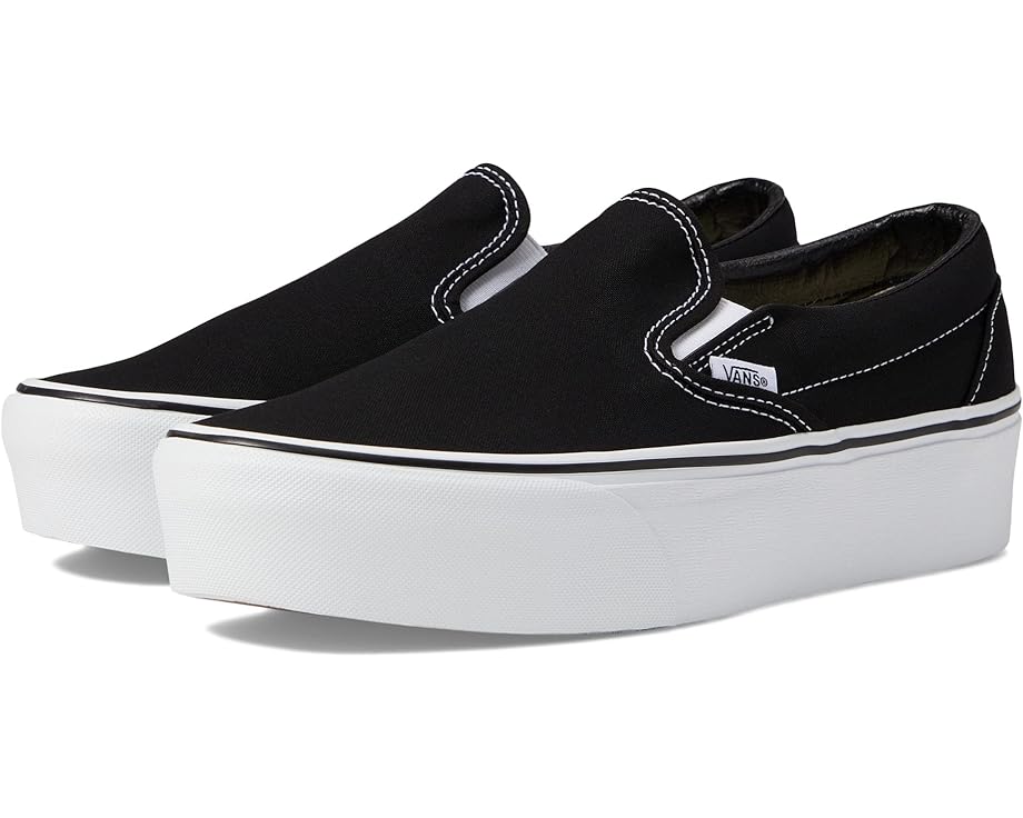 

Кроссовки Vans Slip-On Stackform, цвет Canvas Black/True White