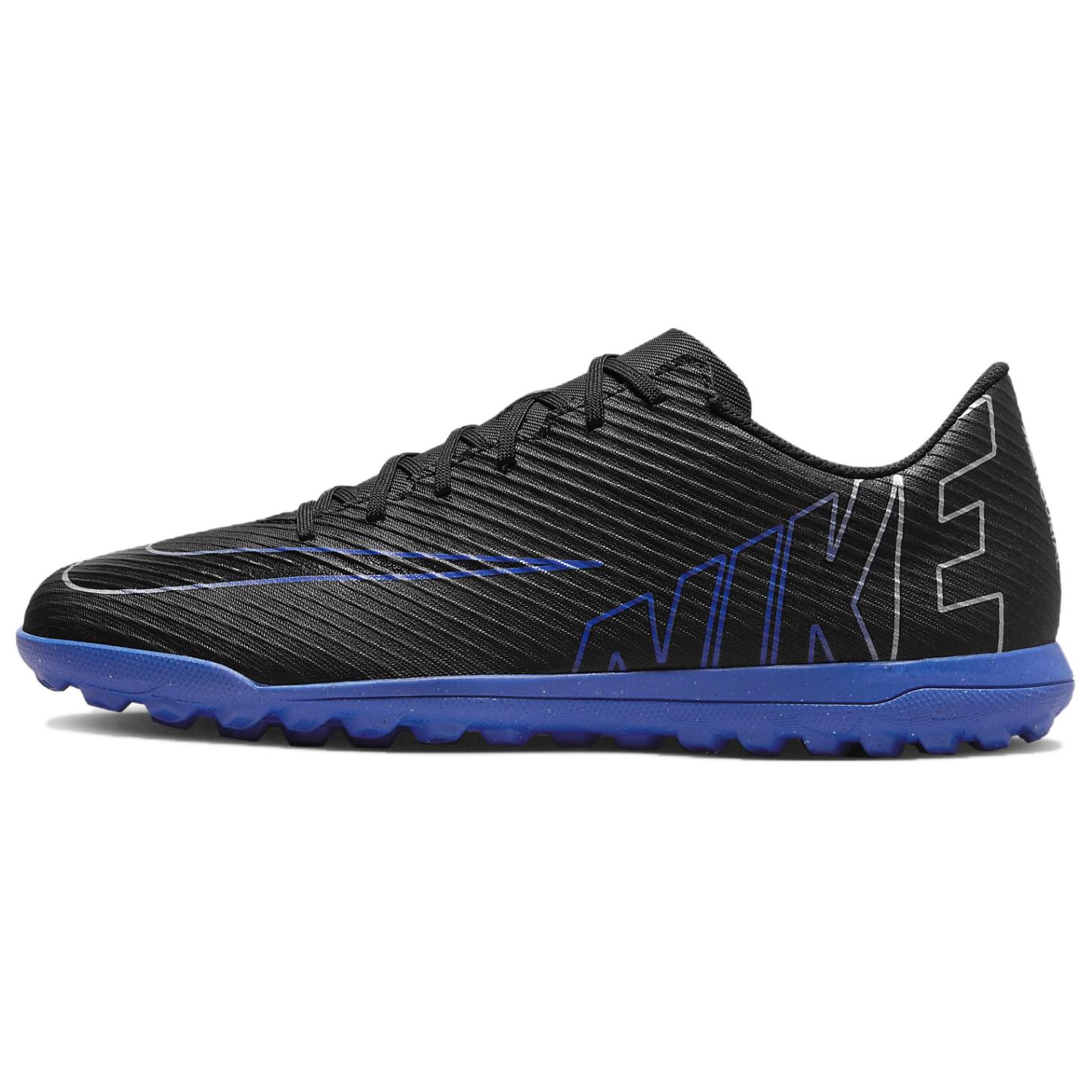 Nike Mercurial Vapor 15 Антискользящие Износостойкие Футбольные Бутсы Унисекс Черный Синий