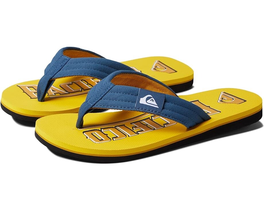 

Сандалии Quiksilver Pacifico Molokai Layback, цвет Black/Black/Yellow