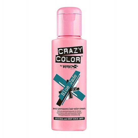 

Полуперманентная краска для волос, Голубой нефрит, 100мл Crazy Color