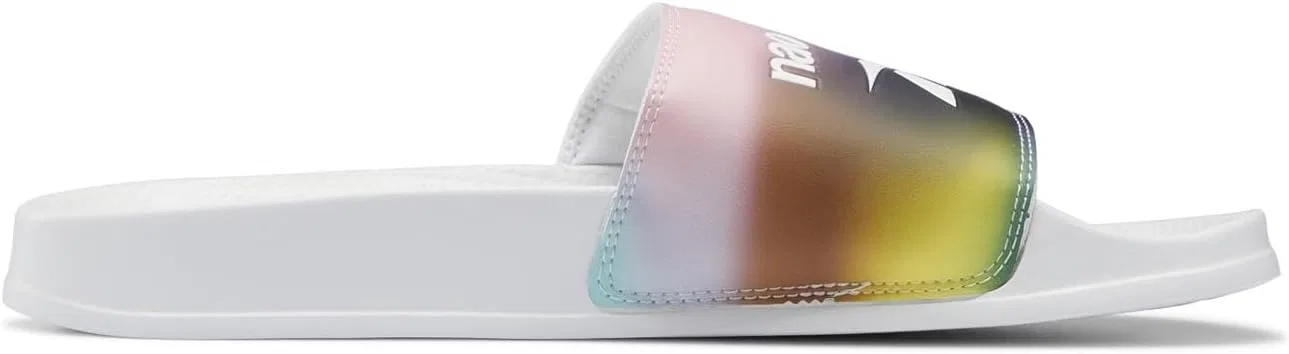 Шлепанцы Reebok унисекс Classic Slide для душа и ванны, Ftwr White Ftwr White Core Black — фото 3