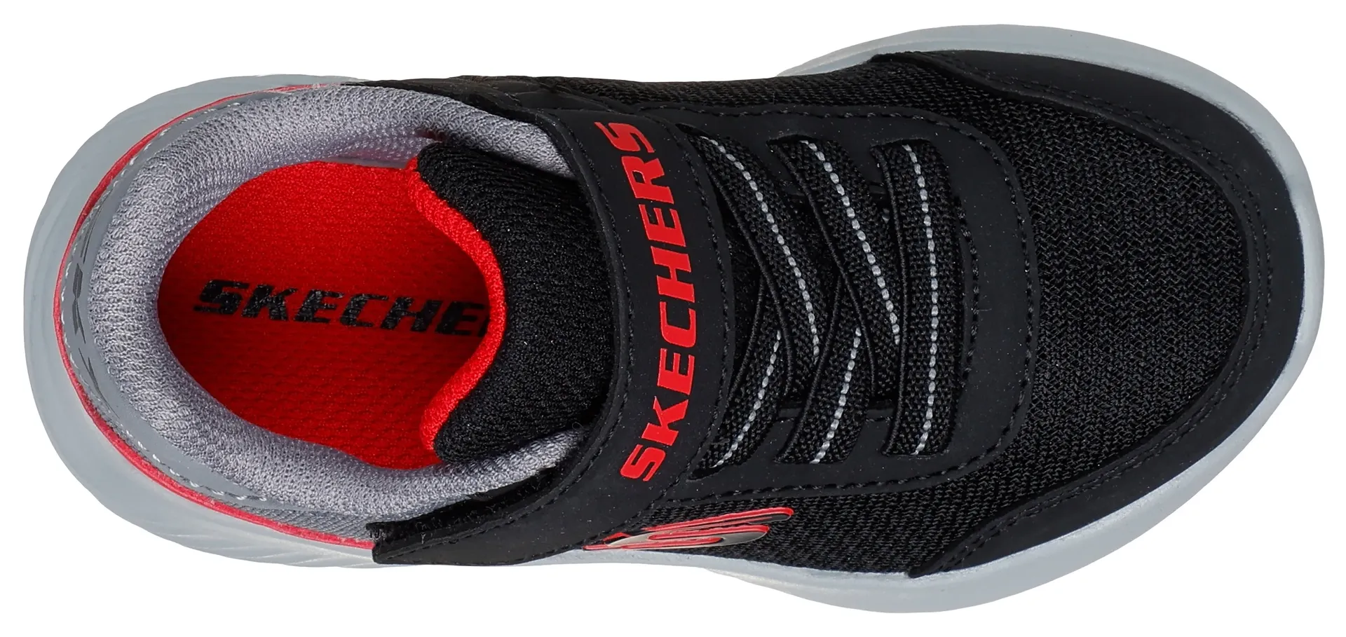 Детские кроссовки Skechers "BOUNDER", повседневная обувь, обувь на липучке, обувь на шнуровке, легкая Skechers Kids, красный — фото 4