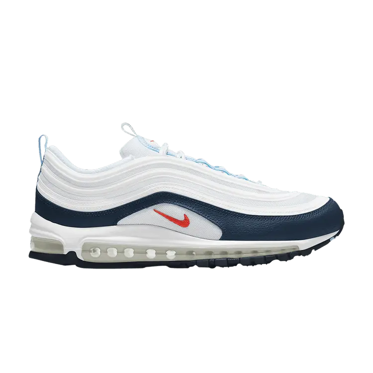 

Кроссовки Nike Air Max 97 'White Midnight Navy', белый