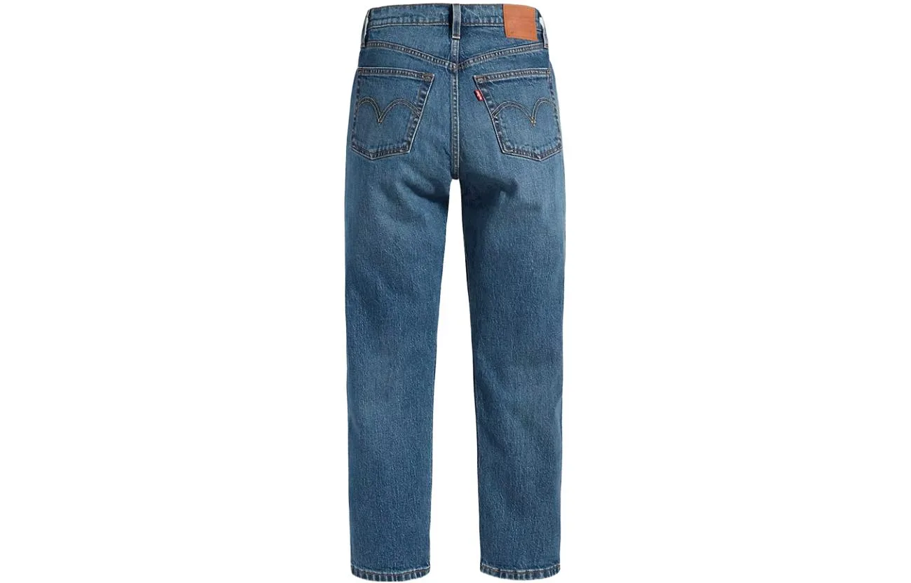 Джинсы Levi's 501 Crop, розовый синий — фото 3