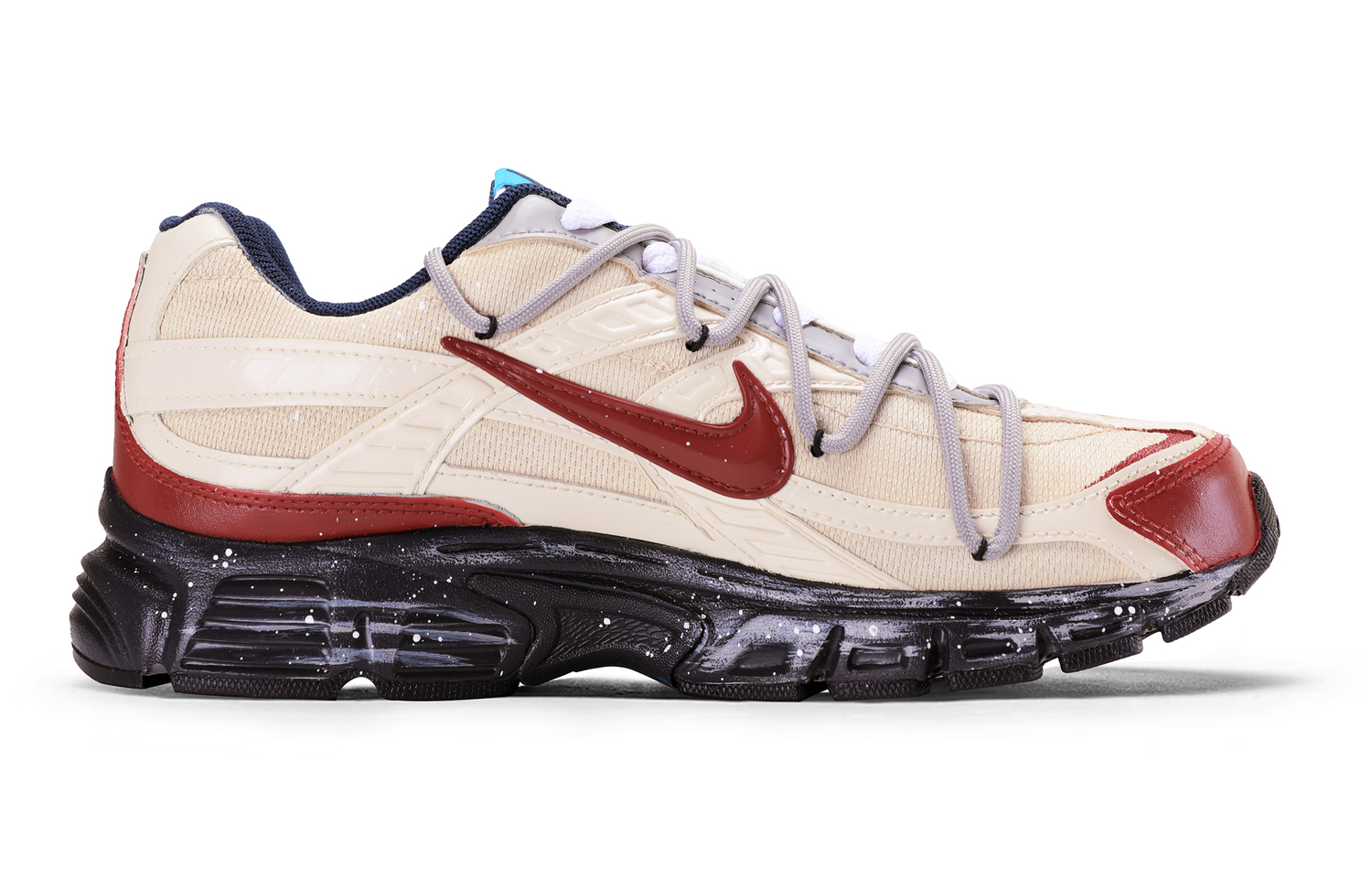 Nike Initiator Abrasion Resistant Slip Resistant Low top Casual Running Shoes мужские бежево-красные — фото 3