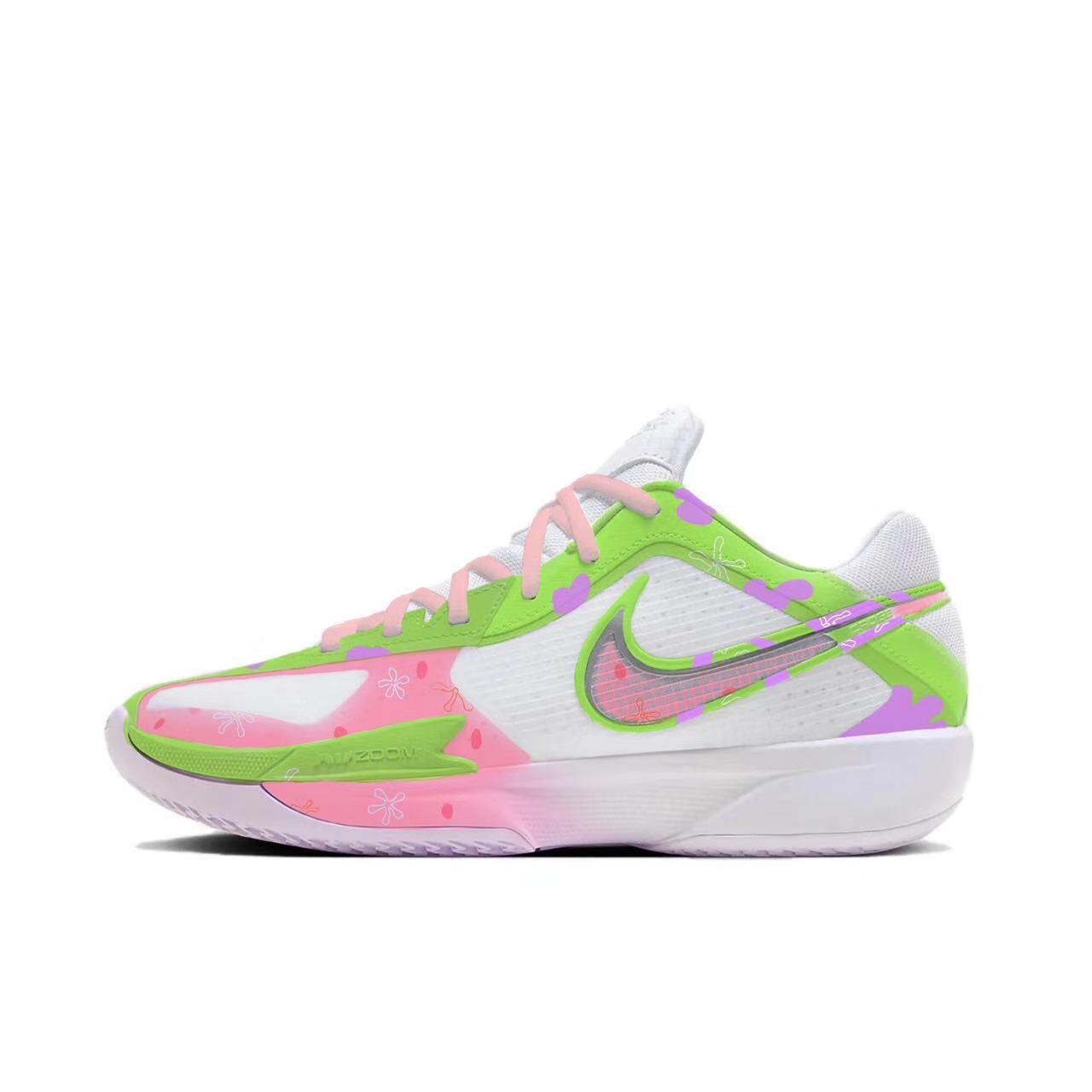 

Баскетбольные кроссовки G.T. CUT CROSS Basketball Shoes Unisex Low-Top Pink/Green/White Nike