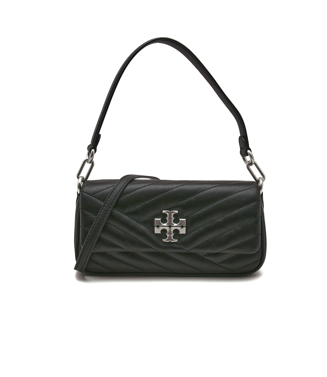 

Сумка через плечо TORY BURCH kira chevron, черный