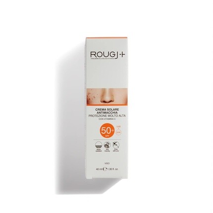 Солнцезащитный крем для лица Solare SPF50+ с витамином С 40 мл Rougj — фото 2
