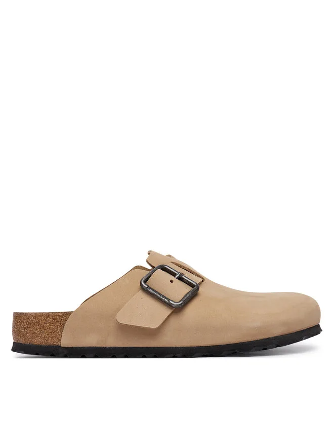 Birkenstock Мюли с проволочной пряжкой Boston Wire Buckle 1031584, бежевый
