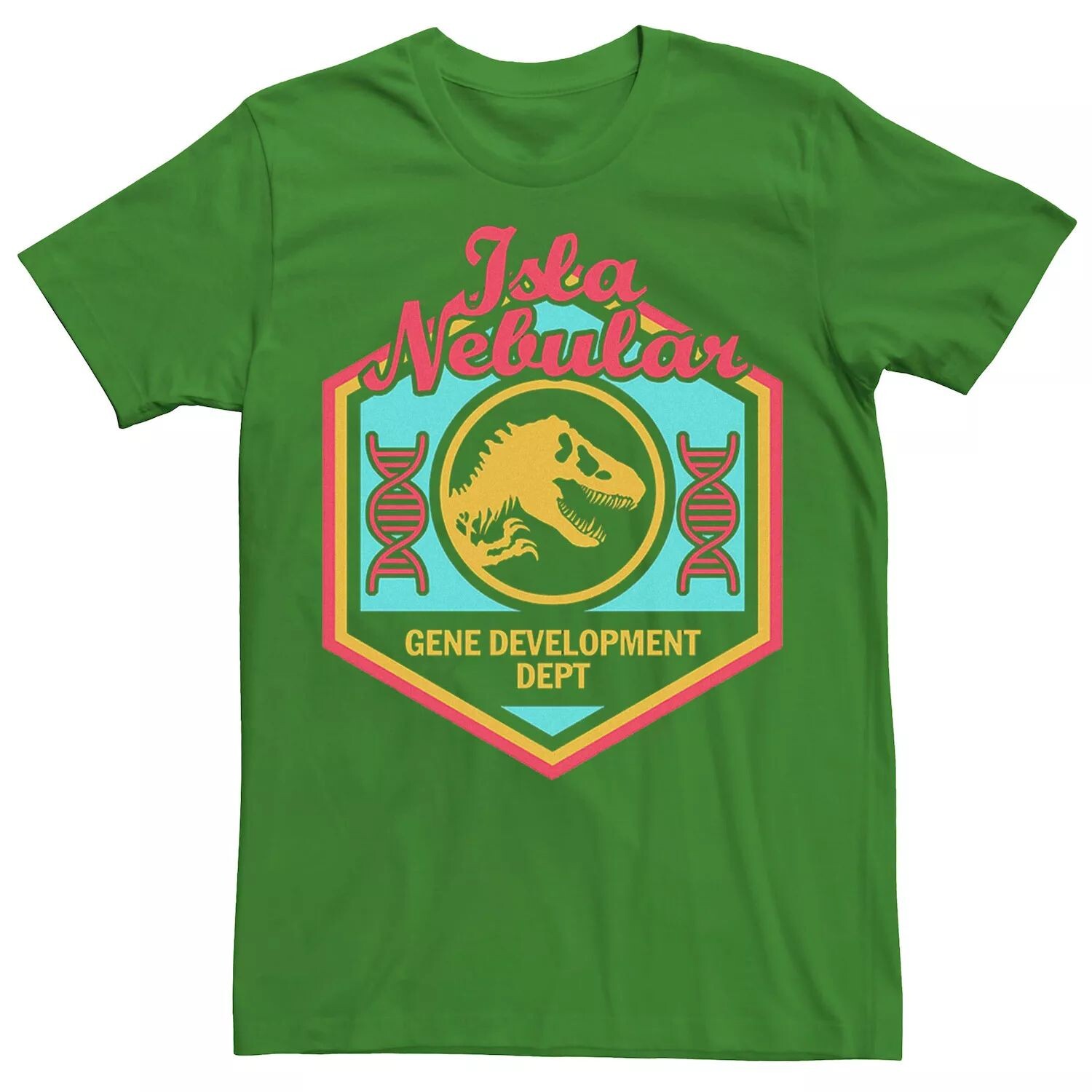 

Мужская футболка Isla Nebular Gene Dept. Badge Jurassic World