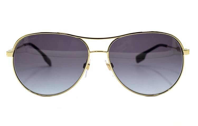 

Солнцезащитные очки Burberry Unisex, золотой / серый