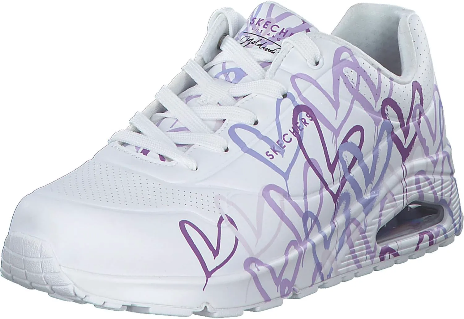 Женские кроссовки Skechers Uno Loving Love, белый/фиолетовый