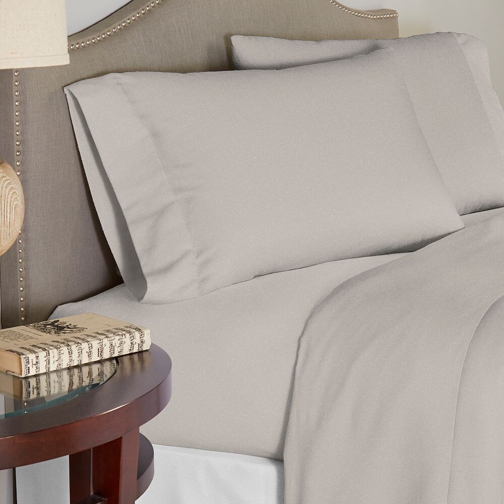 

Комплект простыней Celeste Home из хлопковой фланели, цвет Storm Gray