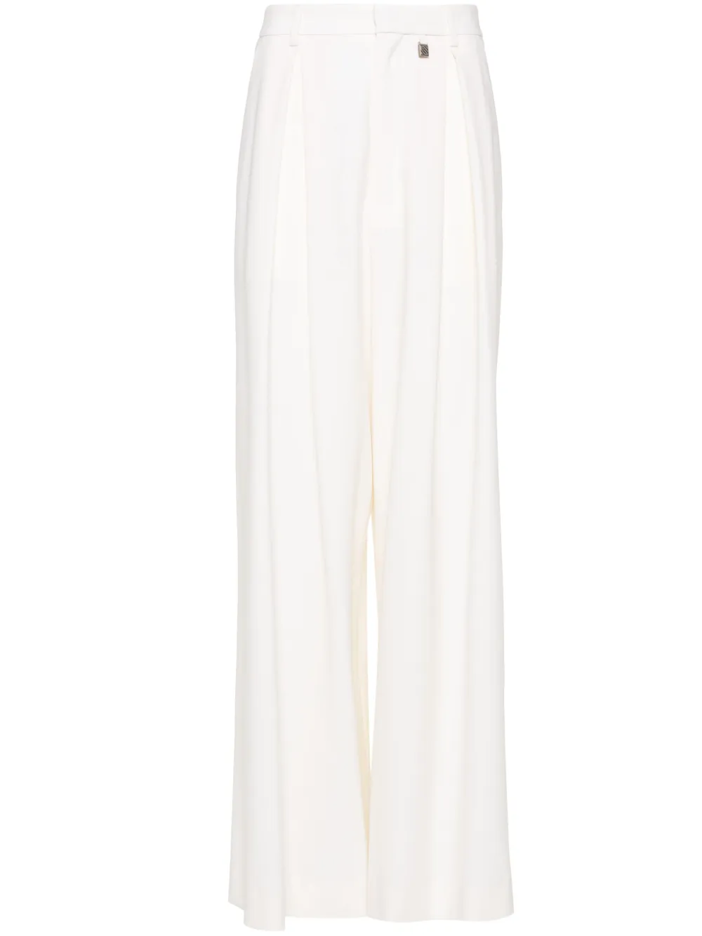 

Расклешенные шерстяные брюки Giuseppe Di Morabito, нейтральный