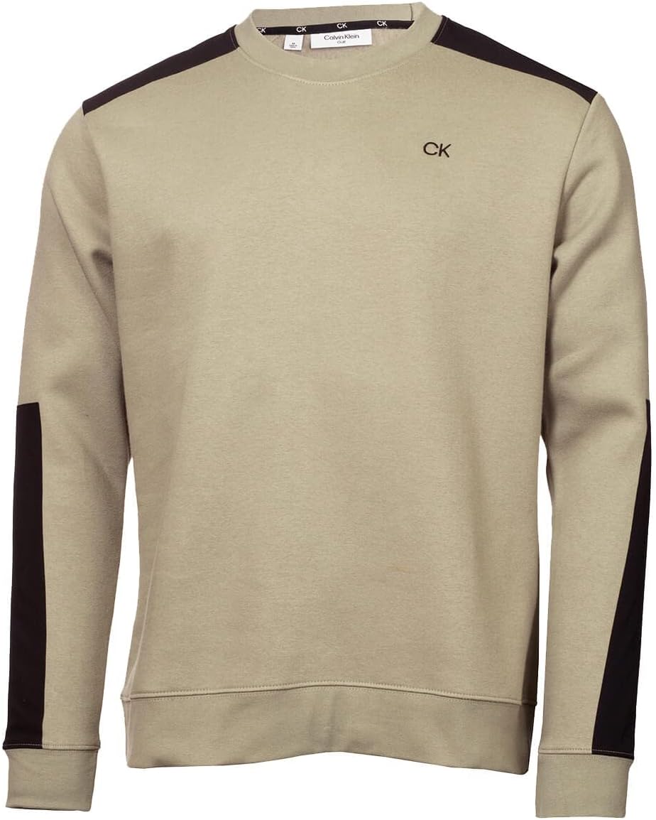 

Мужской свитер-гольф Calvin Klein Walker с круглым вырезом из хлопковой смеси Comfort, Camouflage Green