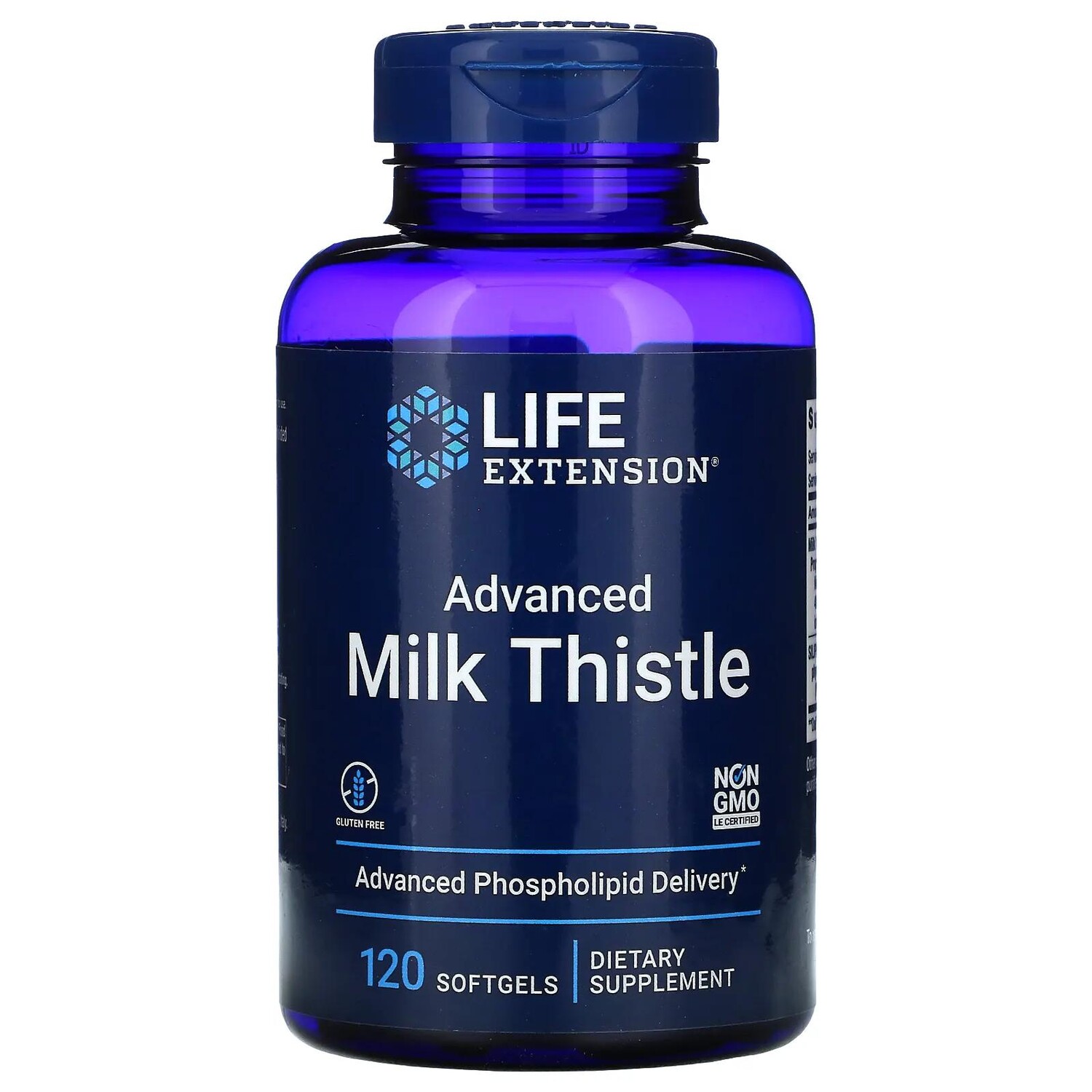 

Life Extension Европейский молочный чертополох 120 желатиновых капсул