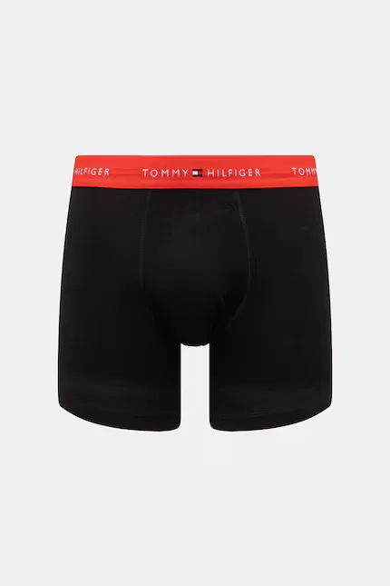 Боксеры из эластичного хлопка 3 шт Tommy Hilfiger, черный — фото 3