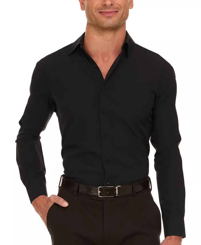 

Мужская классическая рубашка Slim Fit Supershirt Nautica, синий