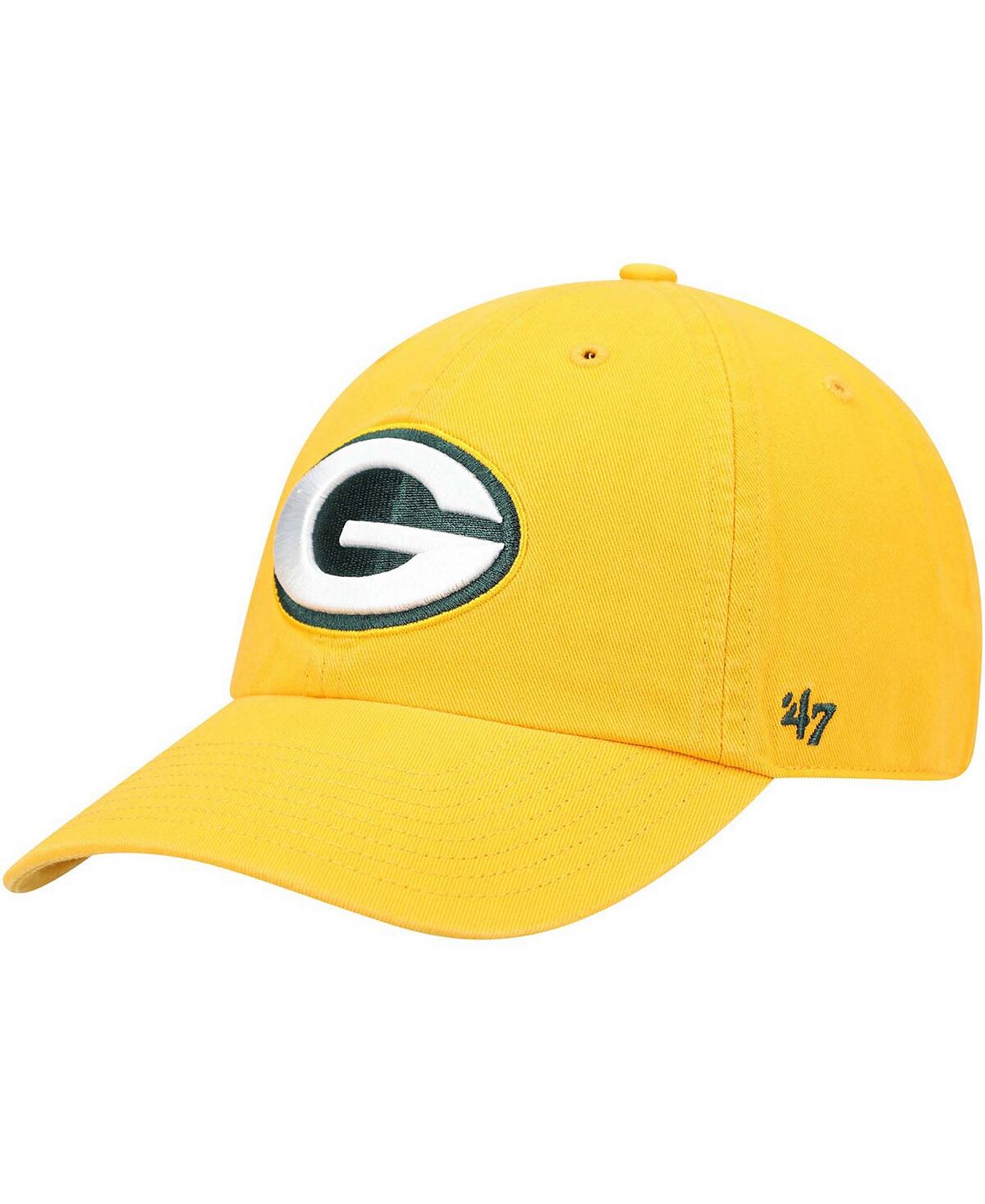 

Мужская золотистая регулируемая шапка Green Bay Packers Secondary Clean Up '47 Brand