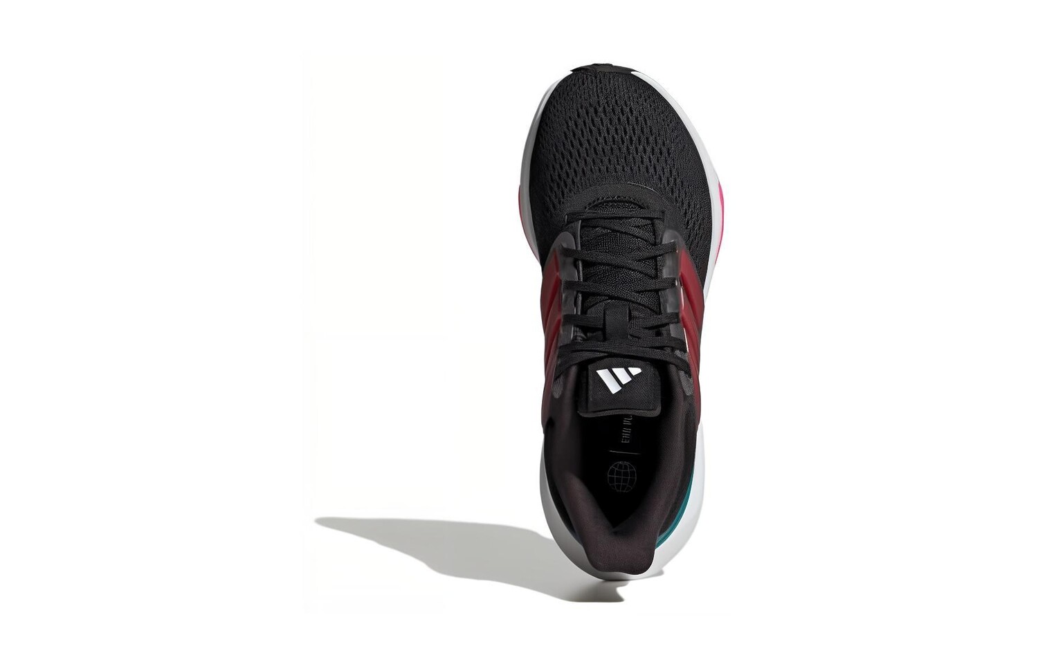 Кроссовки adidas Ultrabounce J 'Black Lucid Pink', черный/красный — фото 4