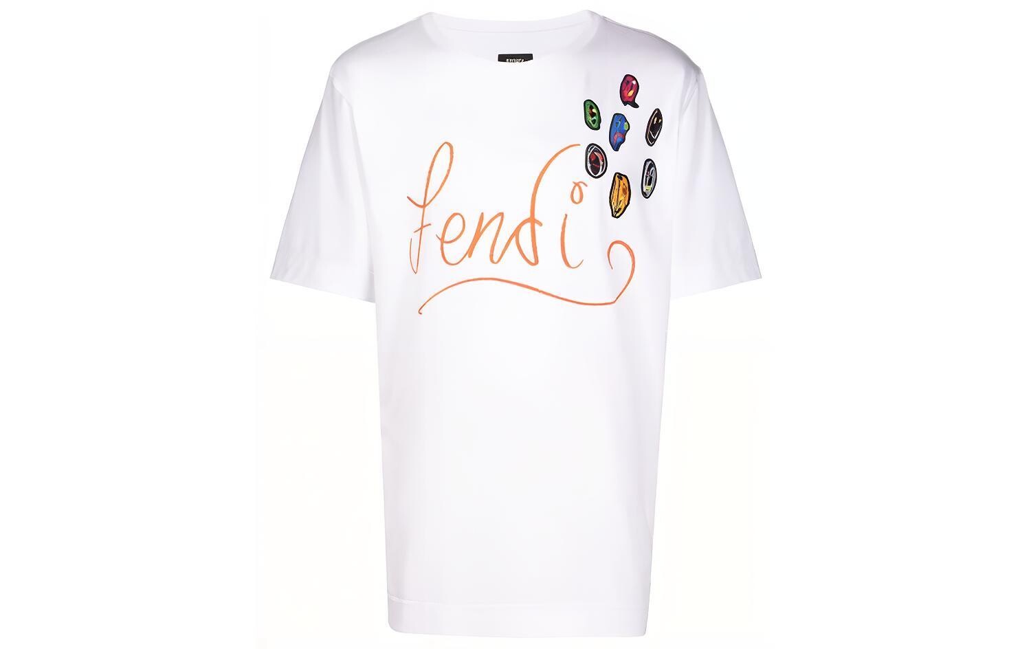 

Футболка мужская белая Fendi, белый