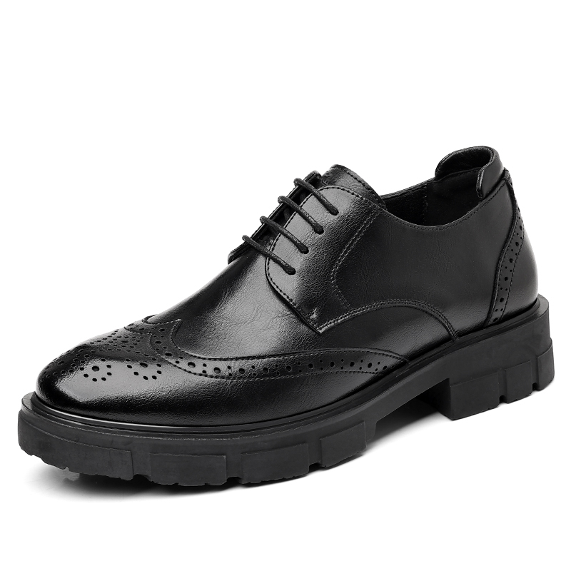 

Mulinsen Мужские повседневные туфли черные, высота каблука 8 см, цвет Black, Height: 8cm