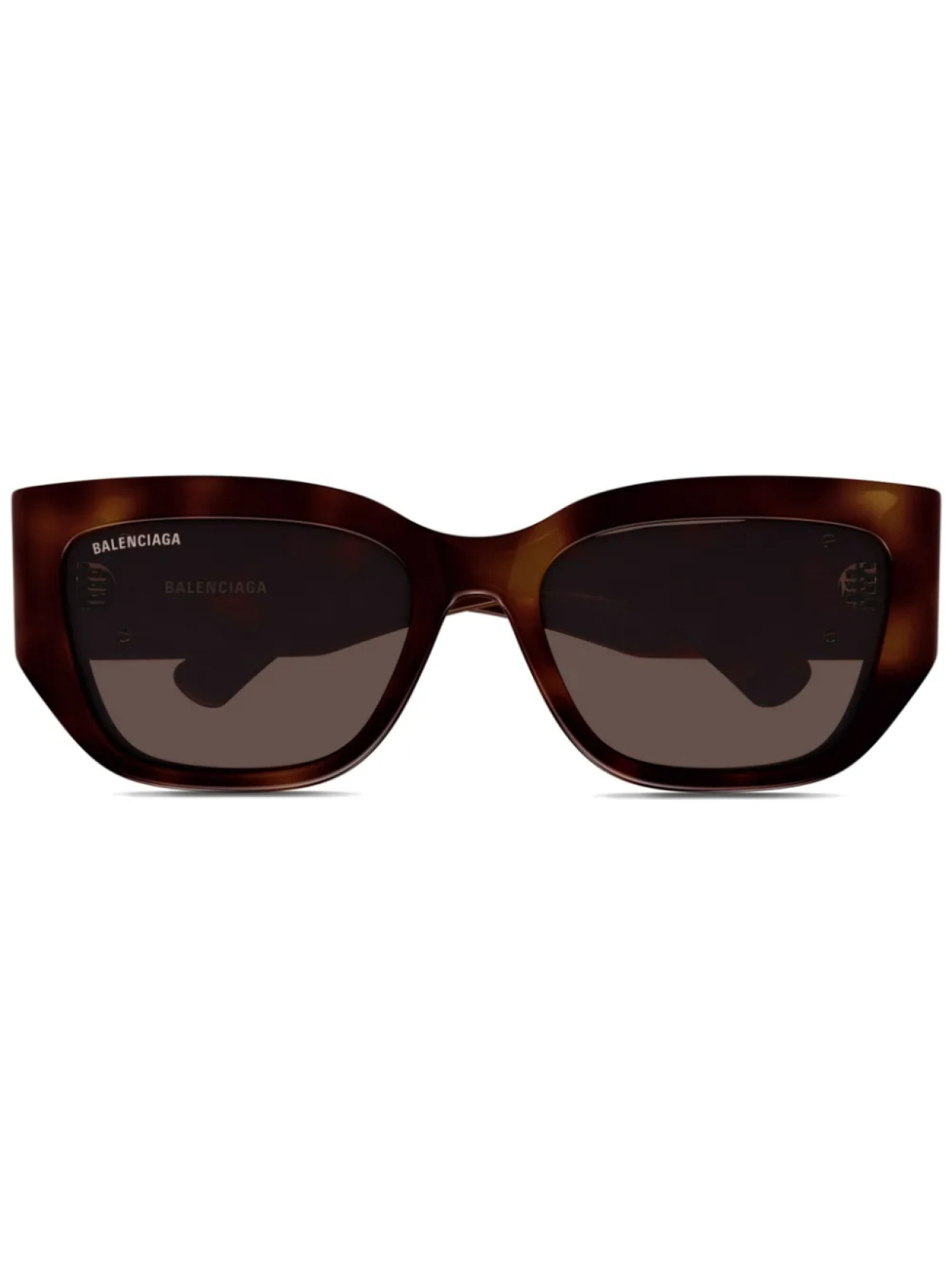 

Солнцезащитные очки с логотипом Balenciaga Eyewear, коричневый
