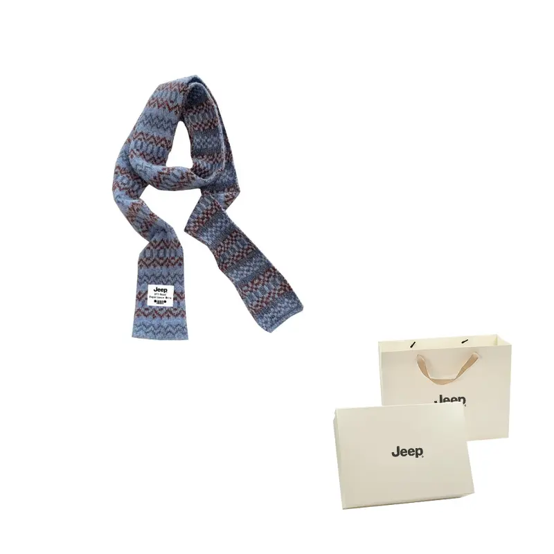 

Шарф из полиэстера Unisex Jeep, синий