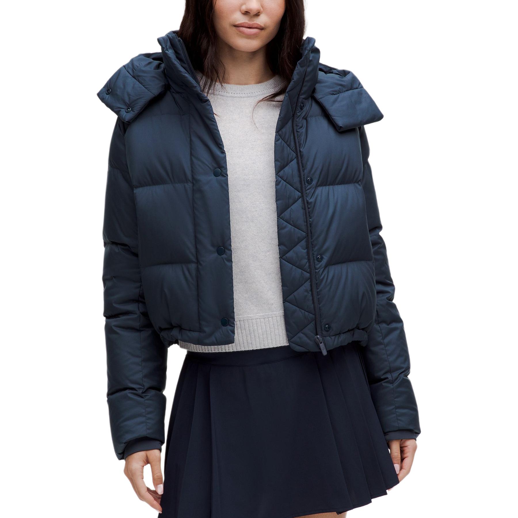 

Lululemon Пуховик Wunder Puff Series женский, Iron Blue/Shale Blue/IRBU