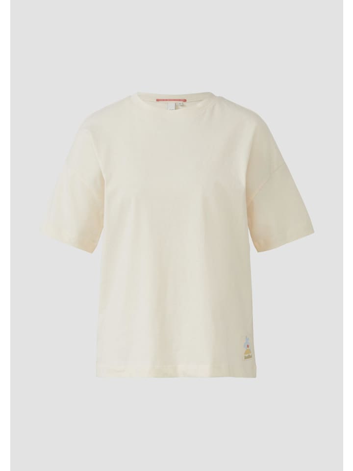 

Футболка цвета 0808_светло-песочный QS, Бежевый, Футболка цвета 0808_светло-песочный QS