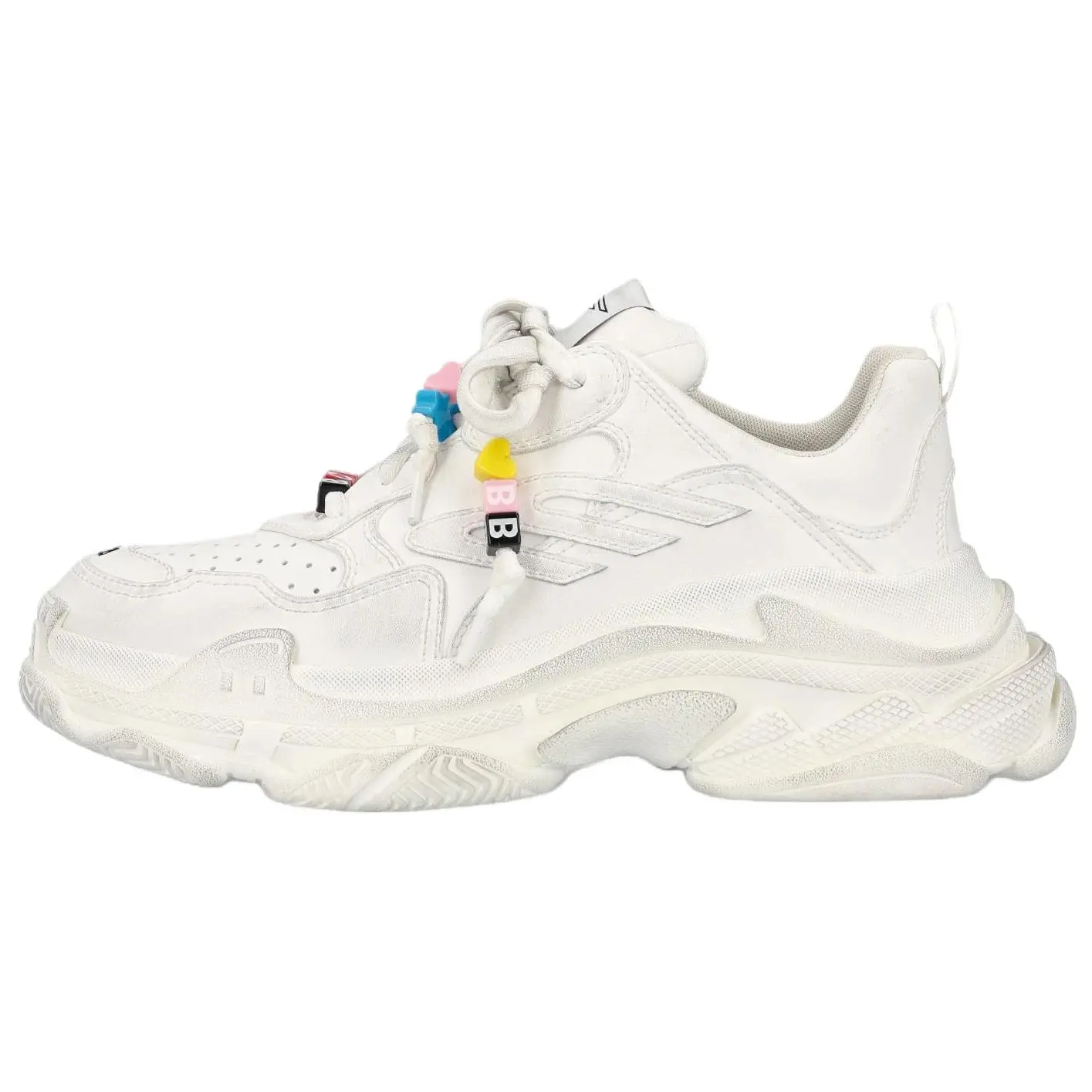

Balenciaga Triple S Sporty Low top Chunky Sneakers мужские белые