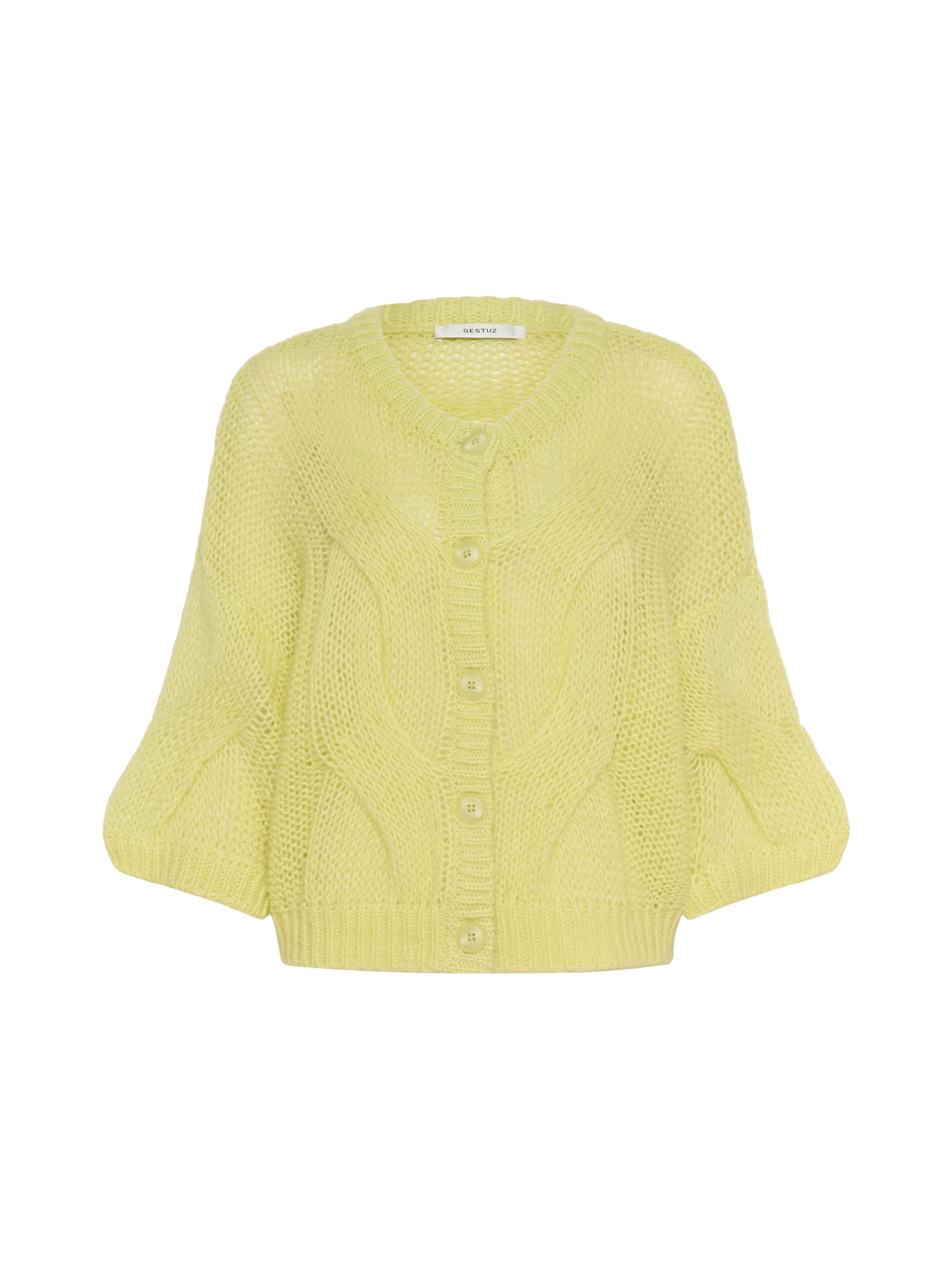 

Gestuz Кардиган 'GZZenia' вязаный желтый